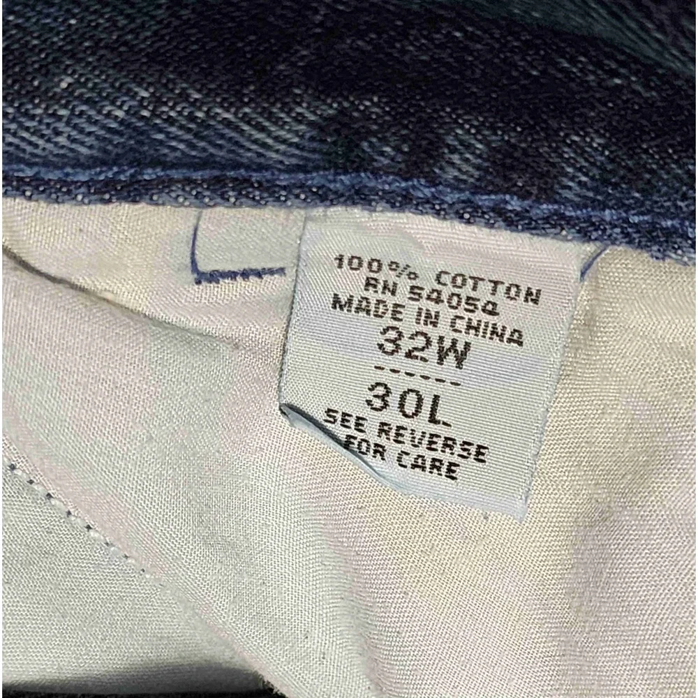 Vintage Bugle Boy Company Pleated Denim Jeans Mens 32x30 Blue Cotton Trousers